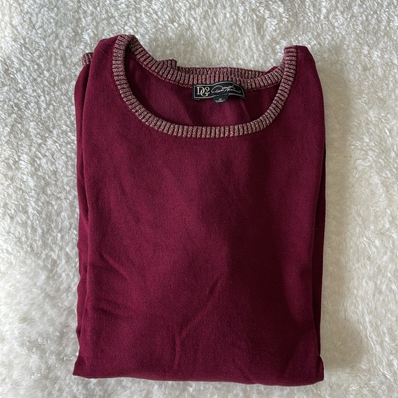 DG2 Quad Blend Metallic Bell Cuff Sweater - Picture 8 of 8